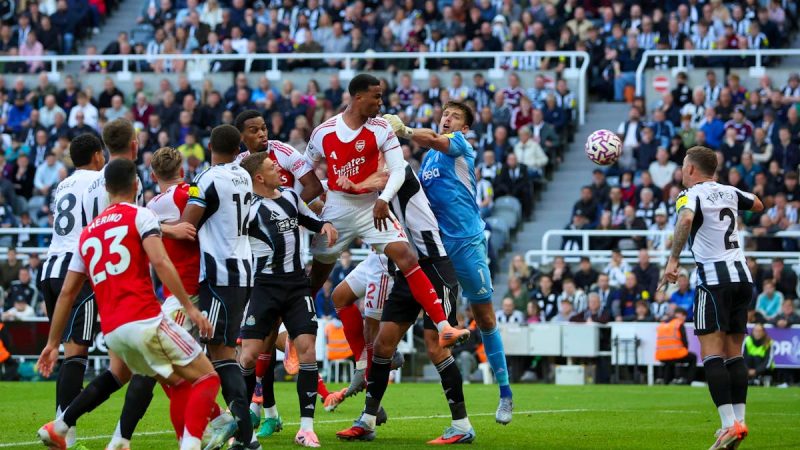 Arsenal renverse Newcastle dans les arrêts de jeu grâce à deux coups de tête
