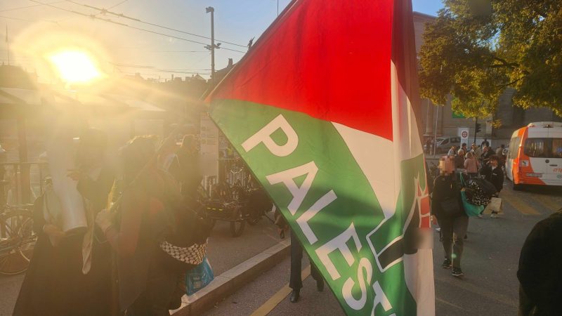 Genève : tensions à la gare après une manifestation pro-palestinienne prolongée