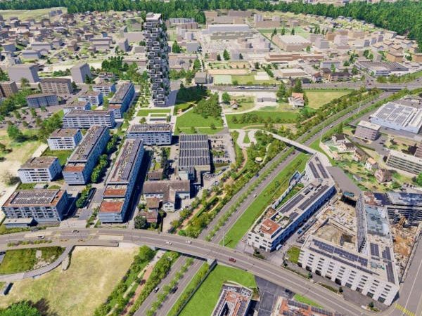 Lausanne-Sud : étude préliminaire envisage un parc linéaire en remplacement de l’A1