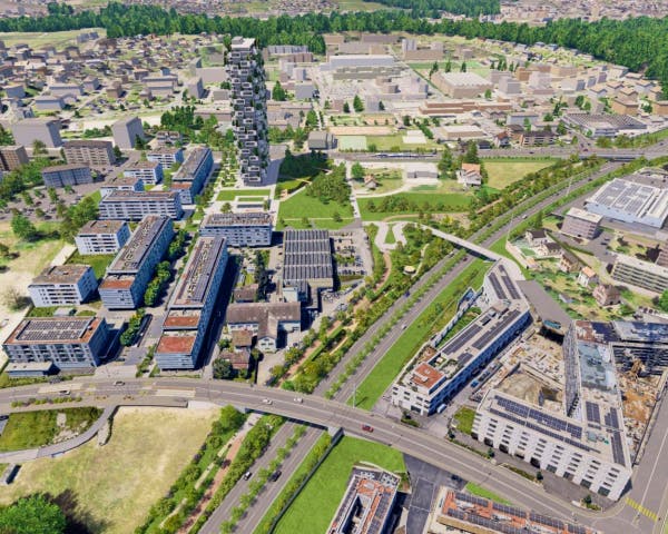 Lausanne-Sud : étude préliminaire envisage un parc linéaire en remplacement de l’A1