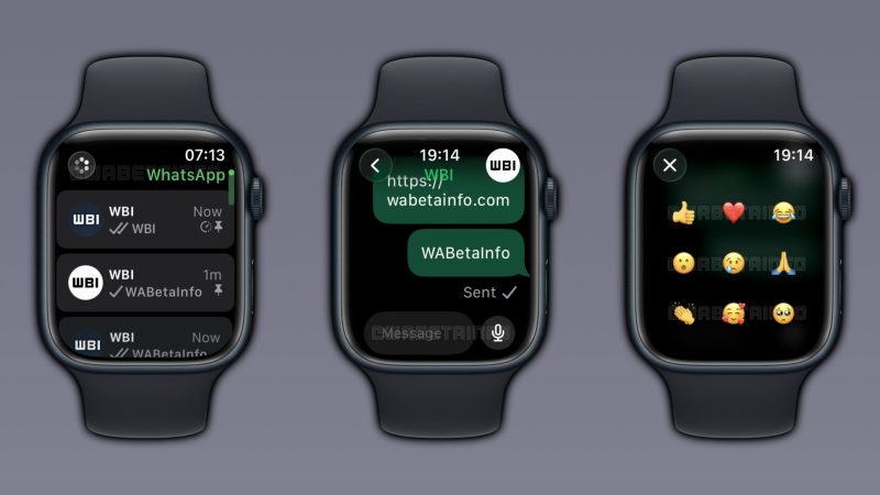 WhatsApp sur l’Apple Watch : version compagnon en test sur TestFlight